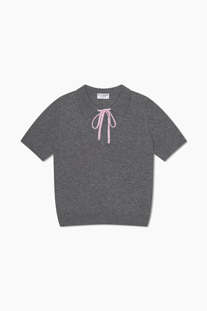 Cashmere and Wool Polo T-Shirt - Du & Berry
