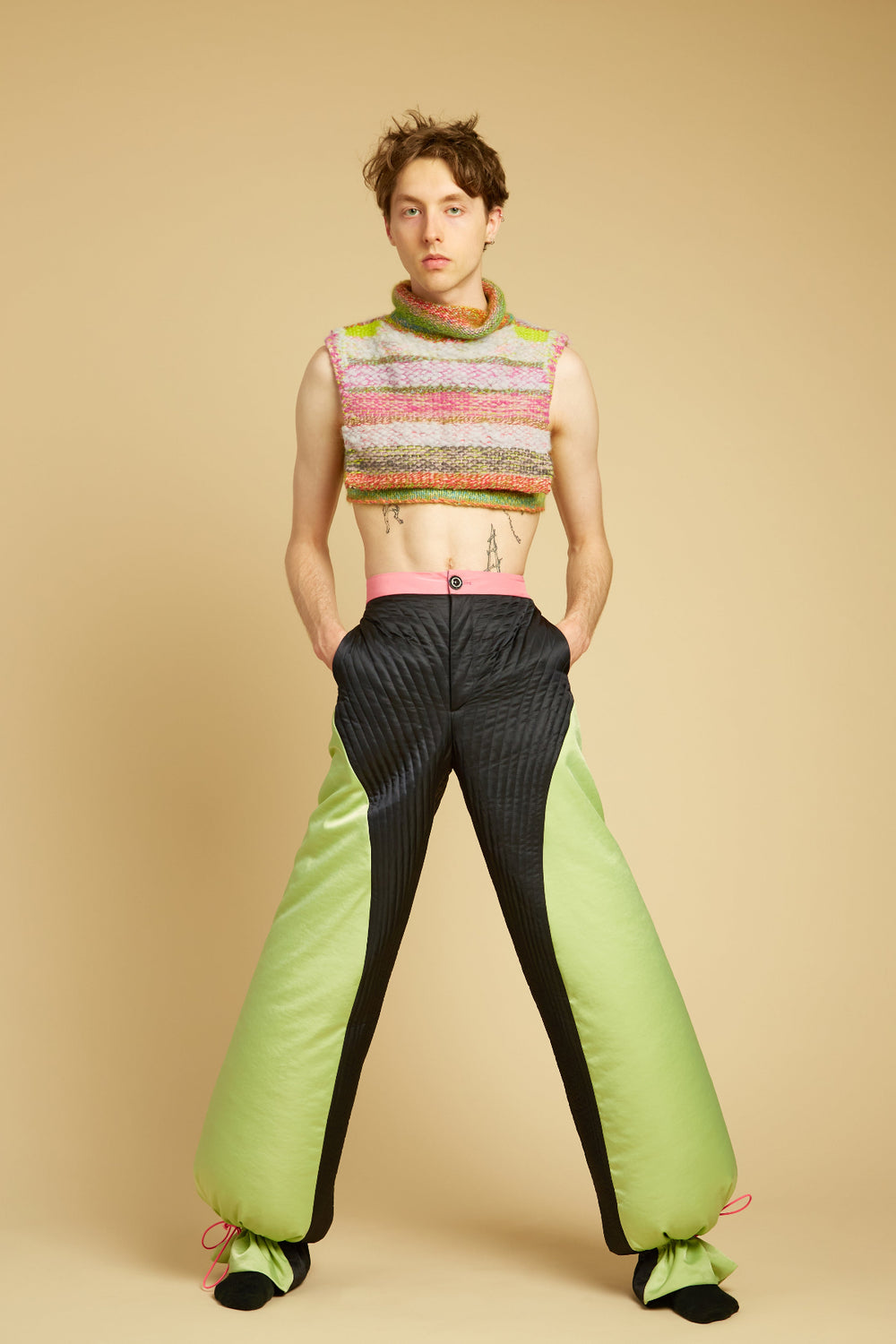 Origami Puffer Down Pants - Du & Berry