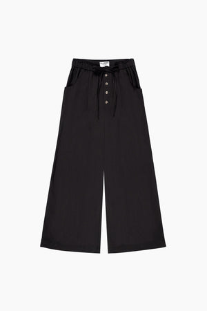 Sway Cotton Palazzo Pants in Black - Du & Berry