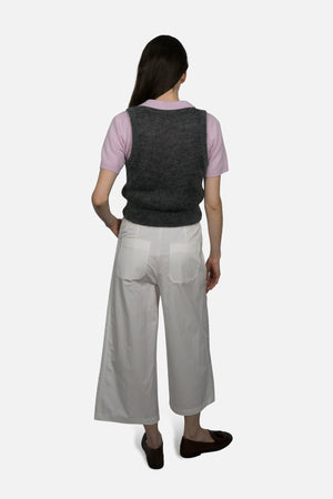 Sway Cotton Palazzo Pants in White