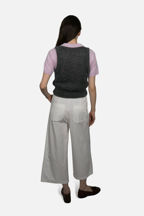 Sway Cotton Palazzo Pants in White