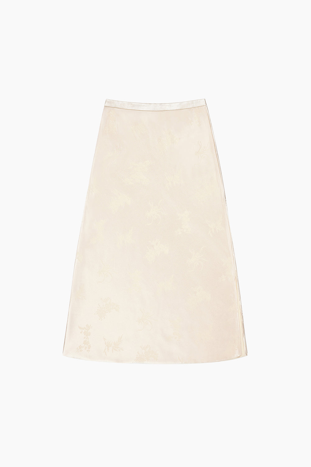 Four Noble Jacquard Skirt in Beige - Du & Berry