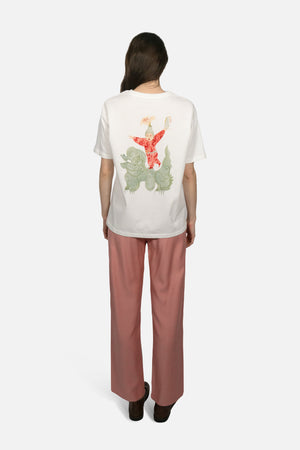 Fire-Child Vase Oversized Cotton T-Shirt