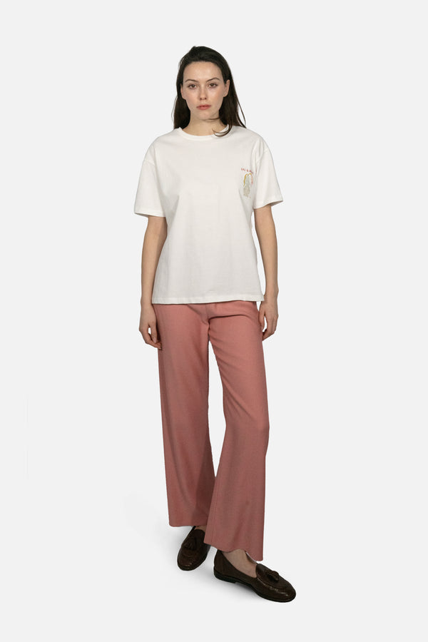 Cabana Straight Pants in Dusty Rose