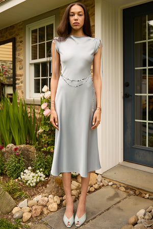 Dirty Martini Dress in Misty Blue