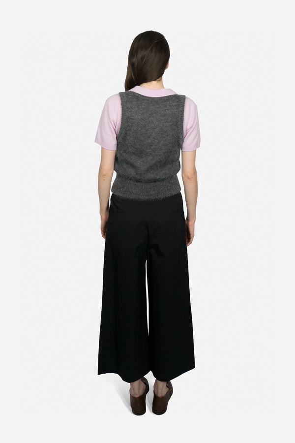 Sway Cotton Palazzo Pants in Black