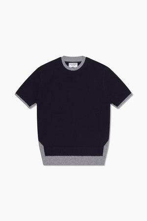 Cashmere & Wool Sweater - Blueberry Indigo - Du & Berry