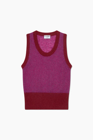 Mohair Vest Top - Berry Glaze