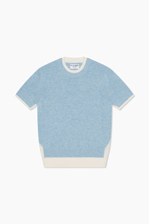 Cashmere & Wool Sweater - Sky Sorbet - Du & Berry