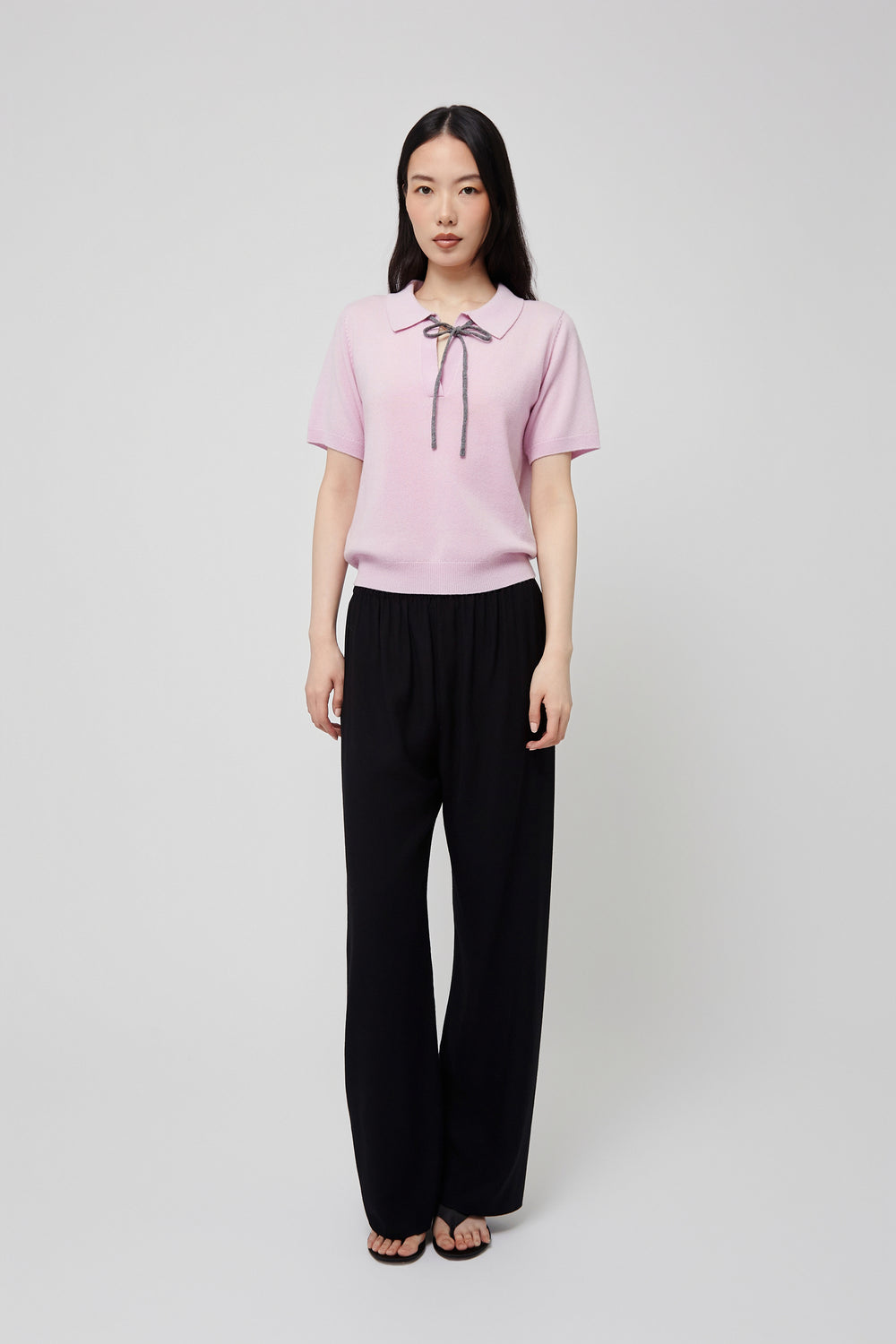 Cabana Straight Pants in Black - Du & Berry
