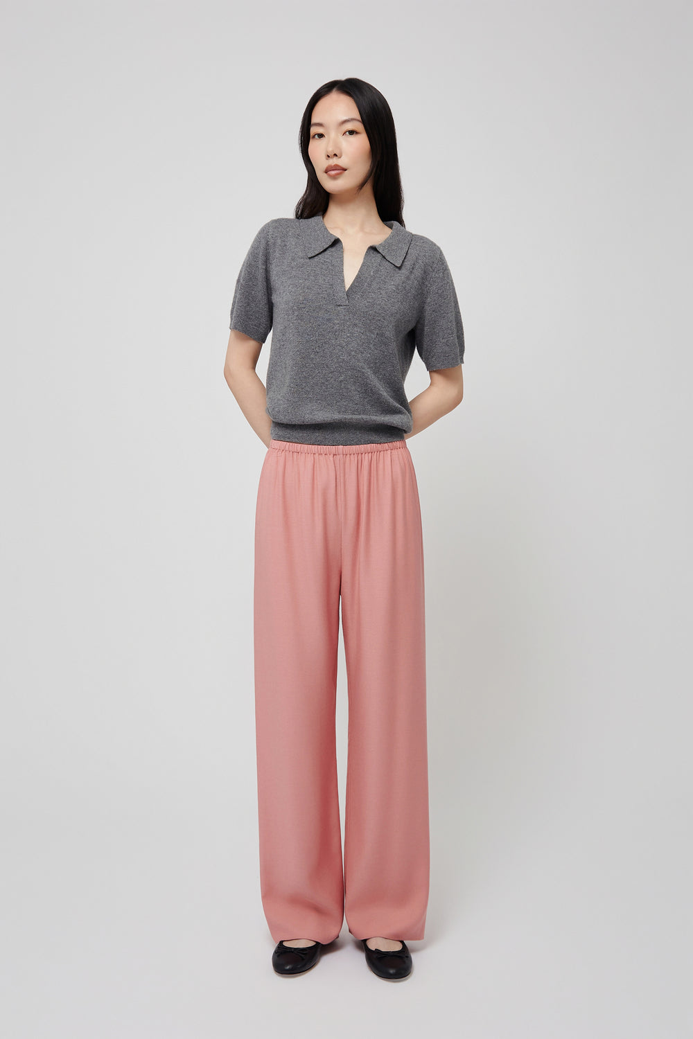 Cabana Straight Pants in Dusty Rose - Du & Berry