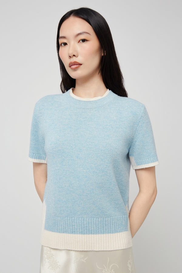 Cashmere Wool Tee - Du & Berry