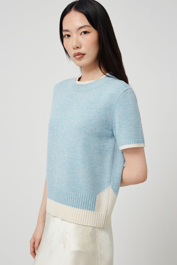 Cashmere Wool Tee - Du & Berry