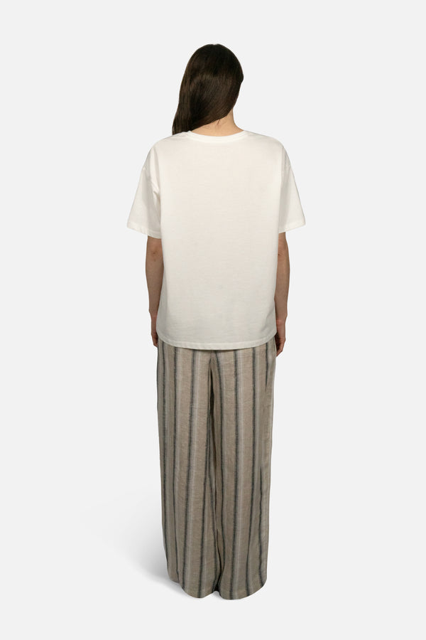 Tea Party Oversized Cotton T-Shirt