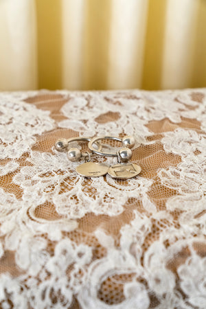 Tiffany & Co. Sterling Silver Heart Hand Key Ring