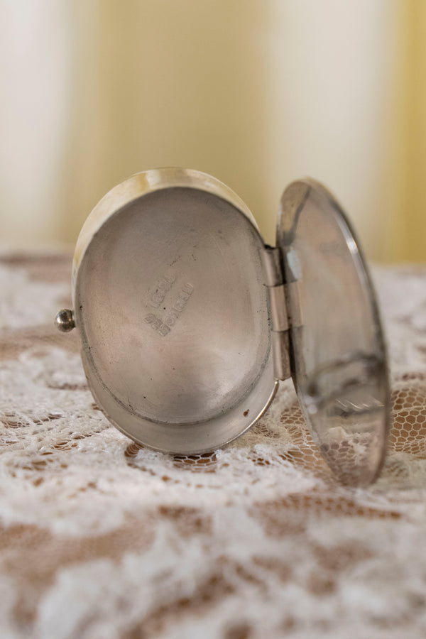 Handcrafted Sterling Silver Box with Turquoise Mosaic Inlay