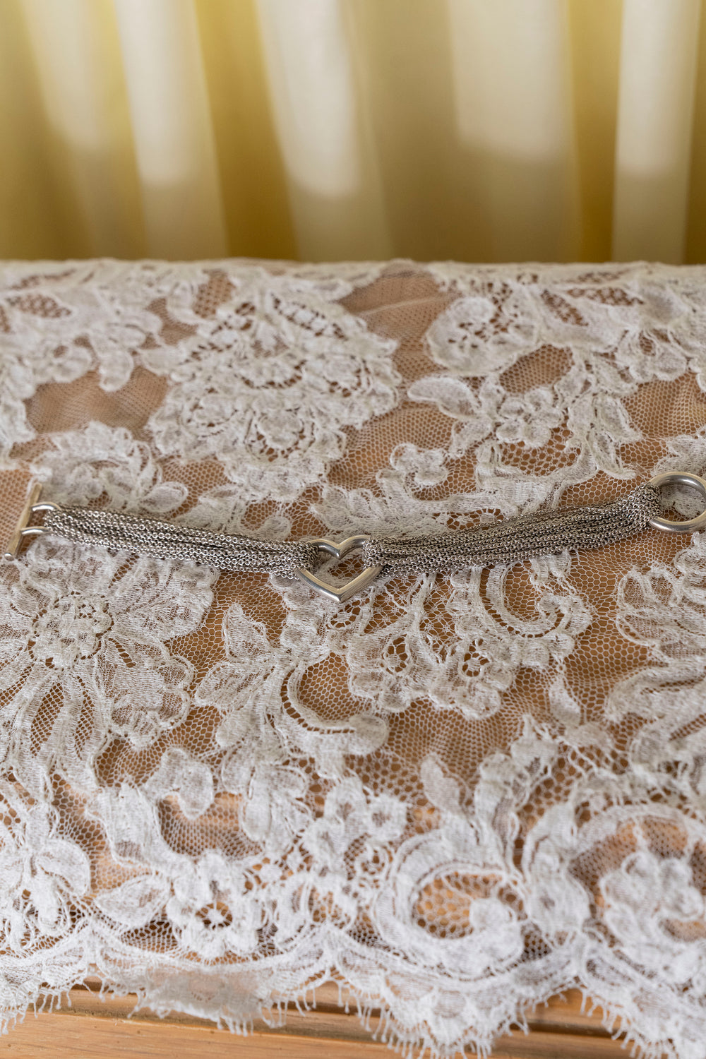 Vintage Tiffany Silver Mesh Heart Toggle Bracelet