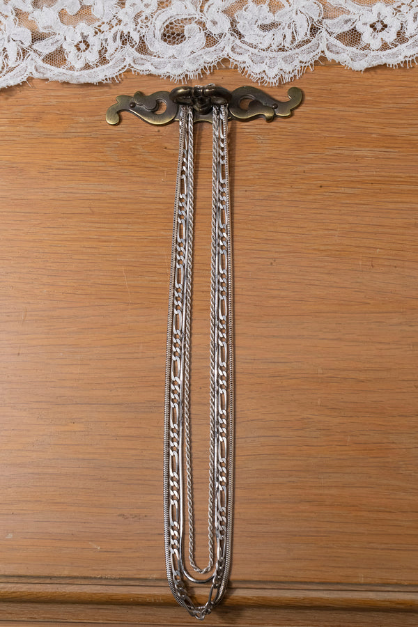 Italian 925 Sterling Silver Chain Set (4 Styles)