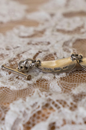 Handcrafted Mexico 925 Modernist Pebble Bracelet