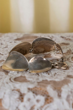 Handcrafted Mexico 925 Modernist Pebble Bracelet