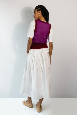 Mohair Vest Top - Berry Glaze