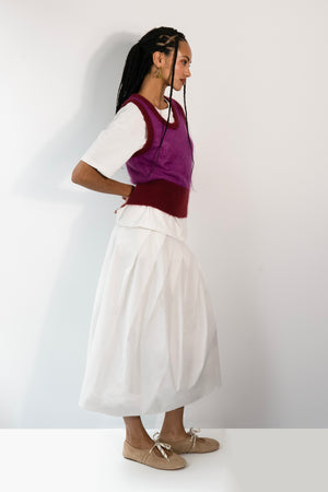 Mohair Vest Top - Berry Glaze