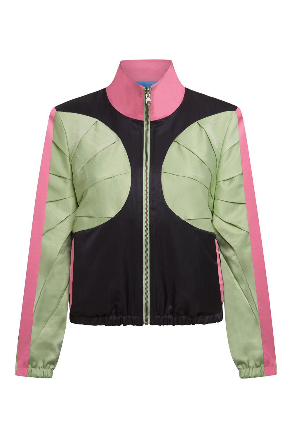 Du & Berry One of A Kind Origami Jacket on model Mindy