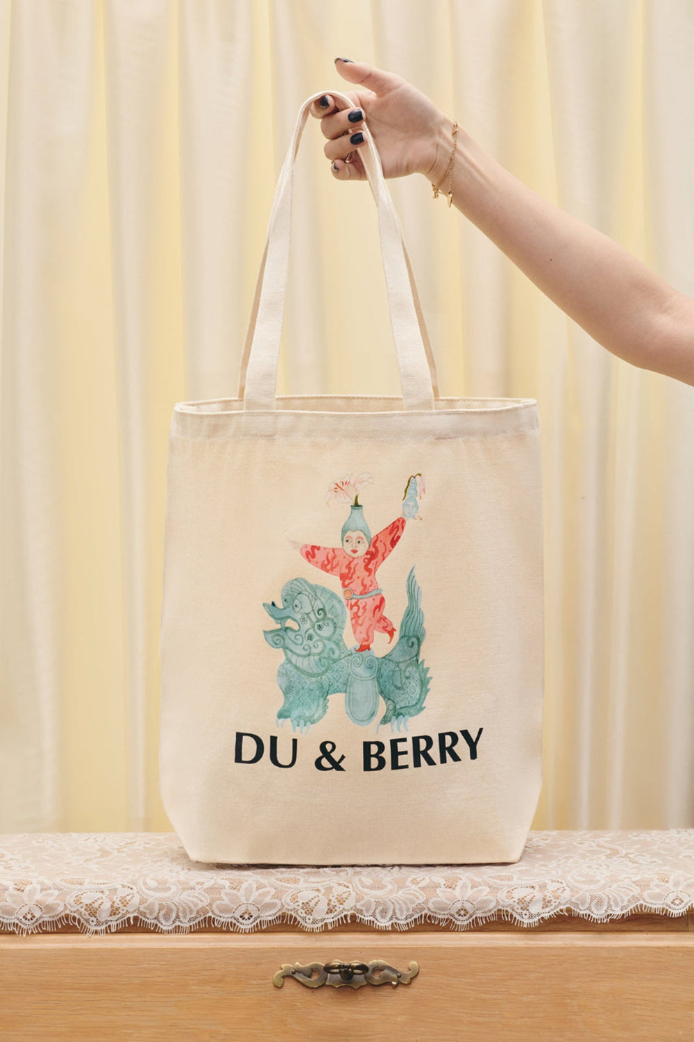 Fire-Child Vase Tote Bag - Du & Berry