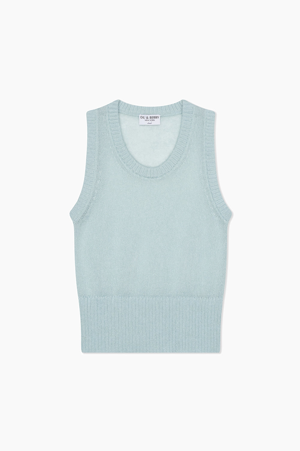 Du & Berry Light Blue Mohair Vest Top