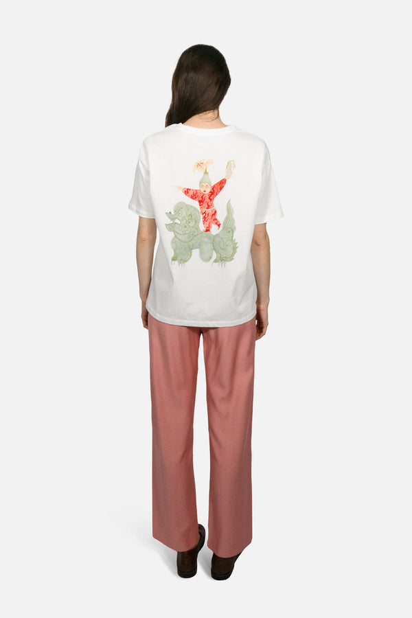 Fire-Child Vase Oversized Cotton T-Shirt