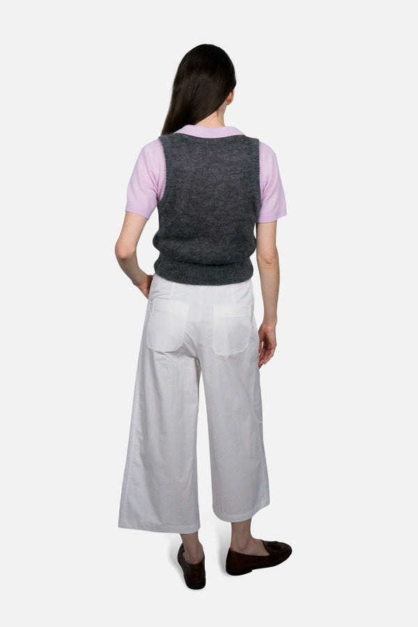 Sway Cotton Palazzo Pants in White