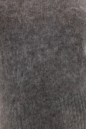 Mohair Vest Top - Black Sesame - Du & Berry