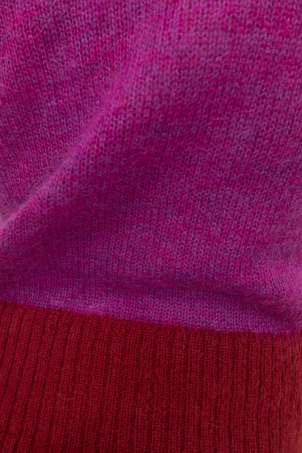 Close up Mohair Vest Top - Berry Glaze
