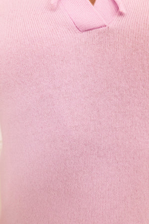 Cashmere and Wool Polo T-Shirt Details