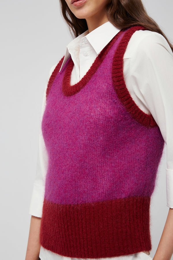 Mohair Vest - Du & Berry