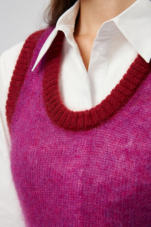 Mohair Vest - Du & Berry