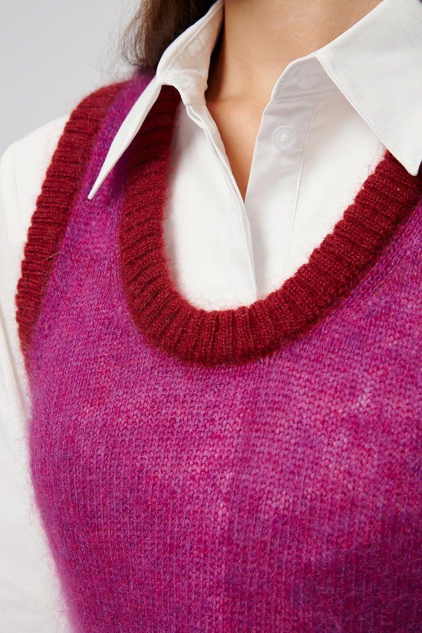 Mohair Vest - Du & Berry