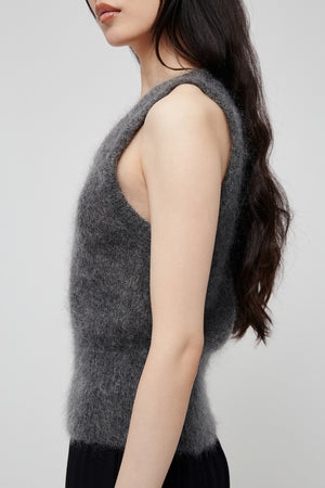 Mohair Vest - Du & Berry