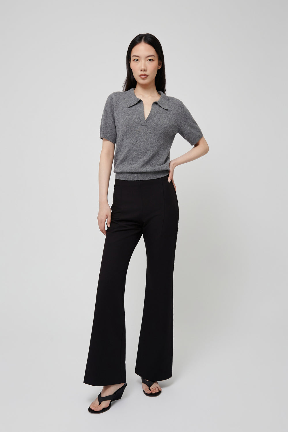 Lilium Noir Flared Pants - Du & Berry