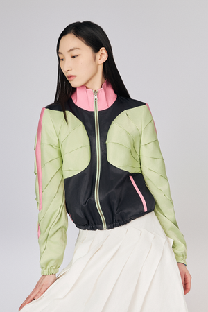 Origami Cropped Jacket - Du & Berry