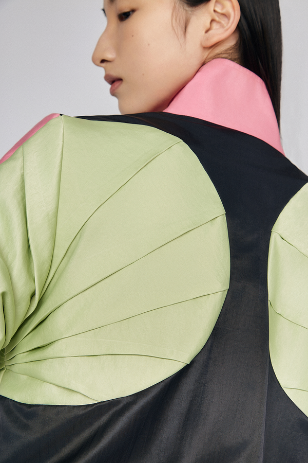 Origami Cropped Jacket - Du & Berry