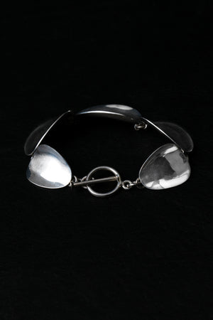 Pebble Silver Bracelet - Du & Berry