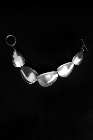 Pebble Silver Bracelet - Du & Berry