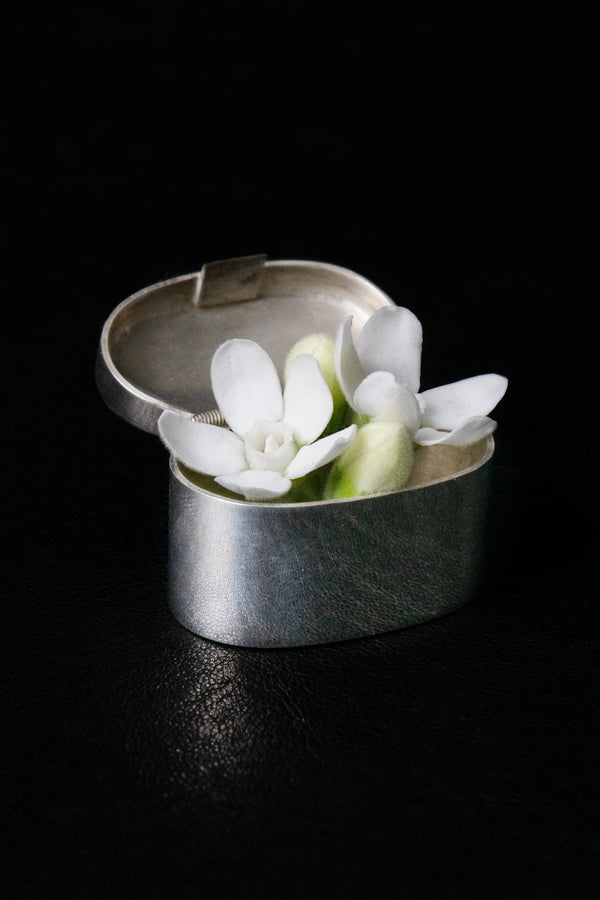 Sterling Silver Oval Box - Du & Berry