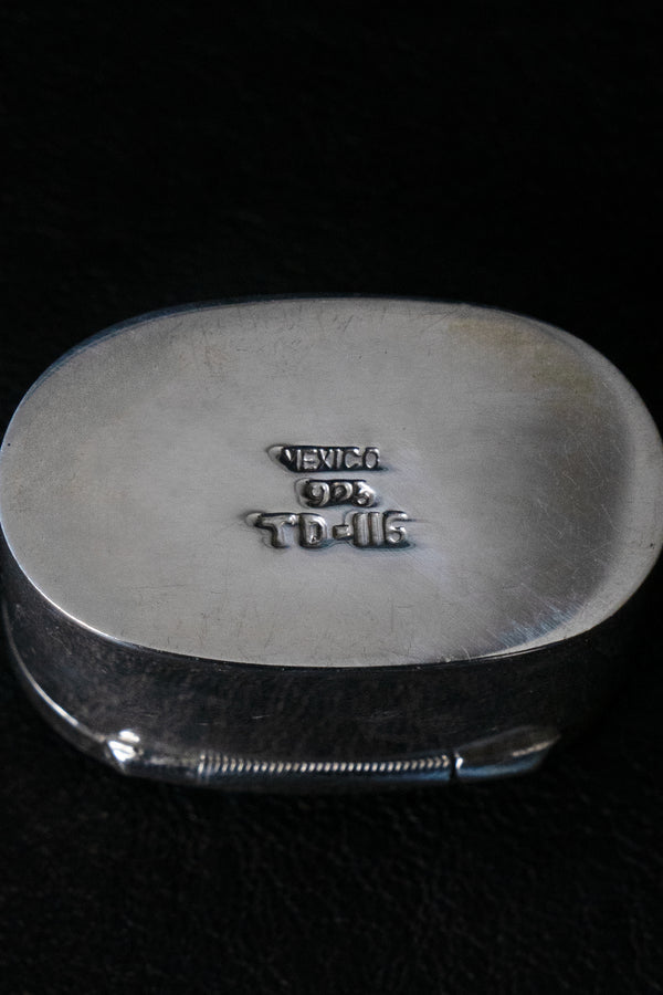 Sterling Silver Oval Box - Du & Berry