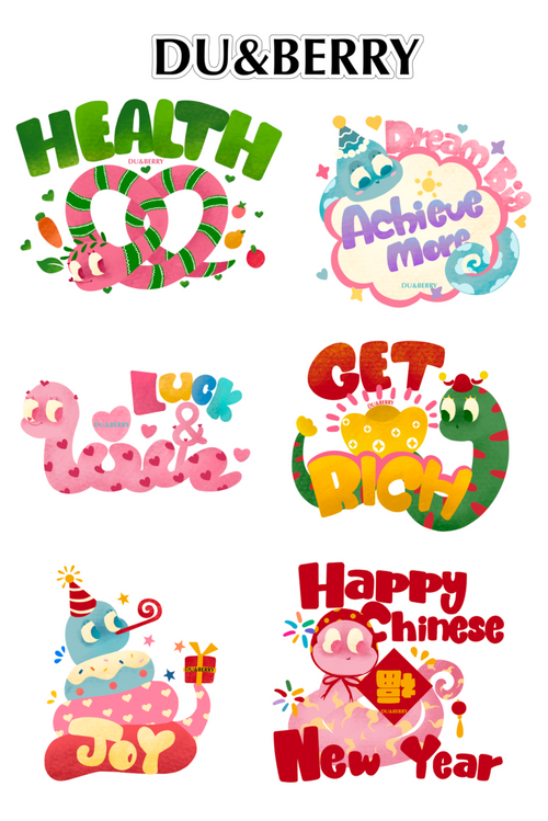 Signature Stickers - Du & Berry