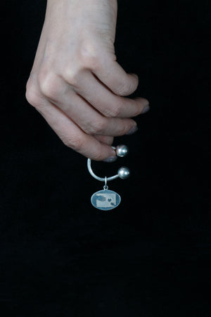 Tiffany Heart Hand Key Ring - Du & Berry