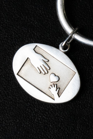 Tiffany Heart Hand Key Ring - Du & Berry