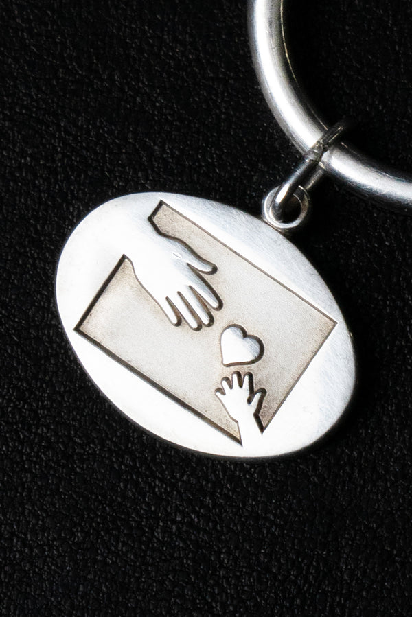 Tiffany Heart Hand Key Ring - Du & Berry