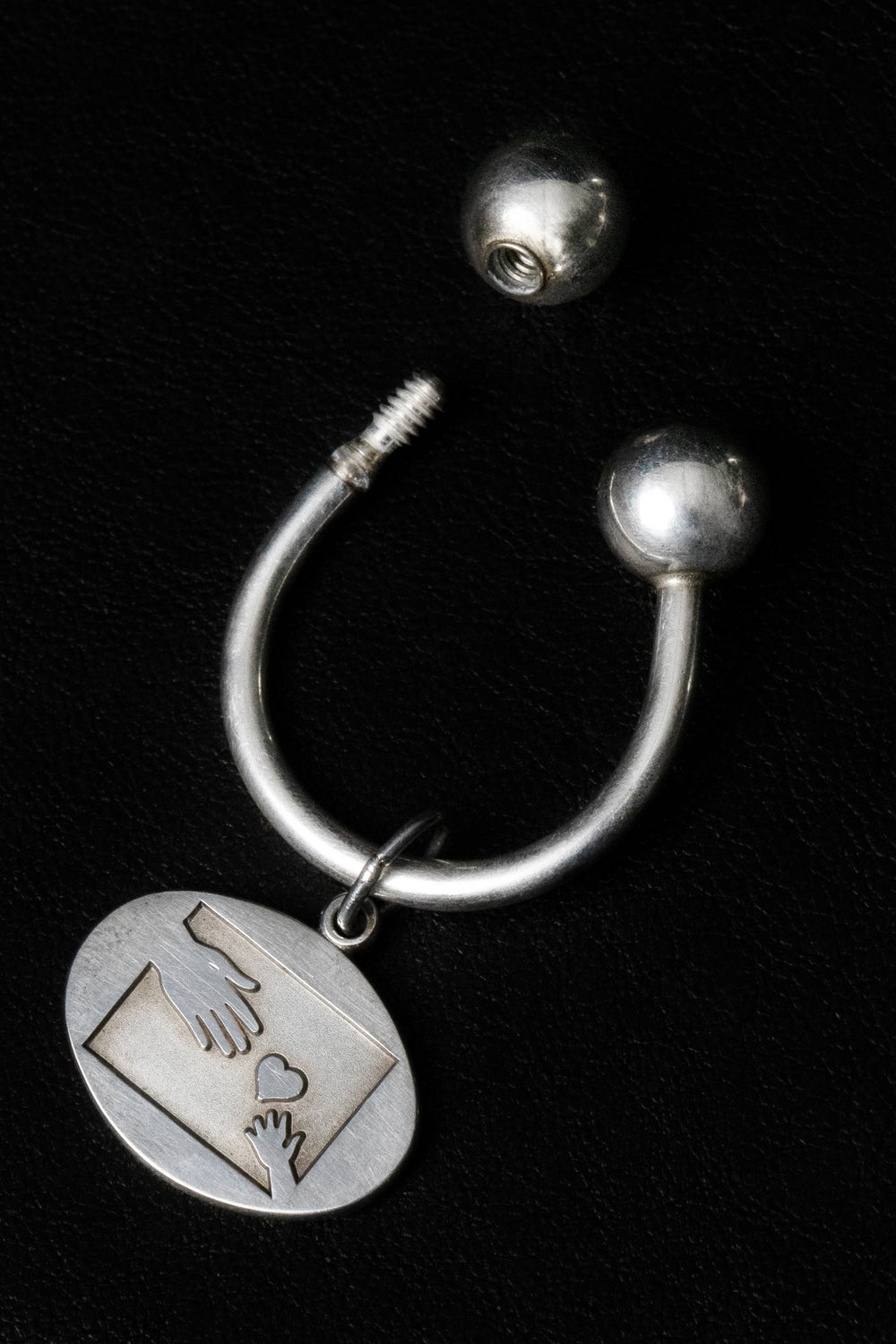 Tiffany Heart Hand Key Ring - Du & Berry